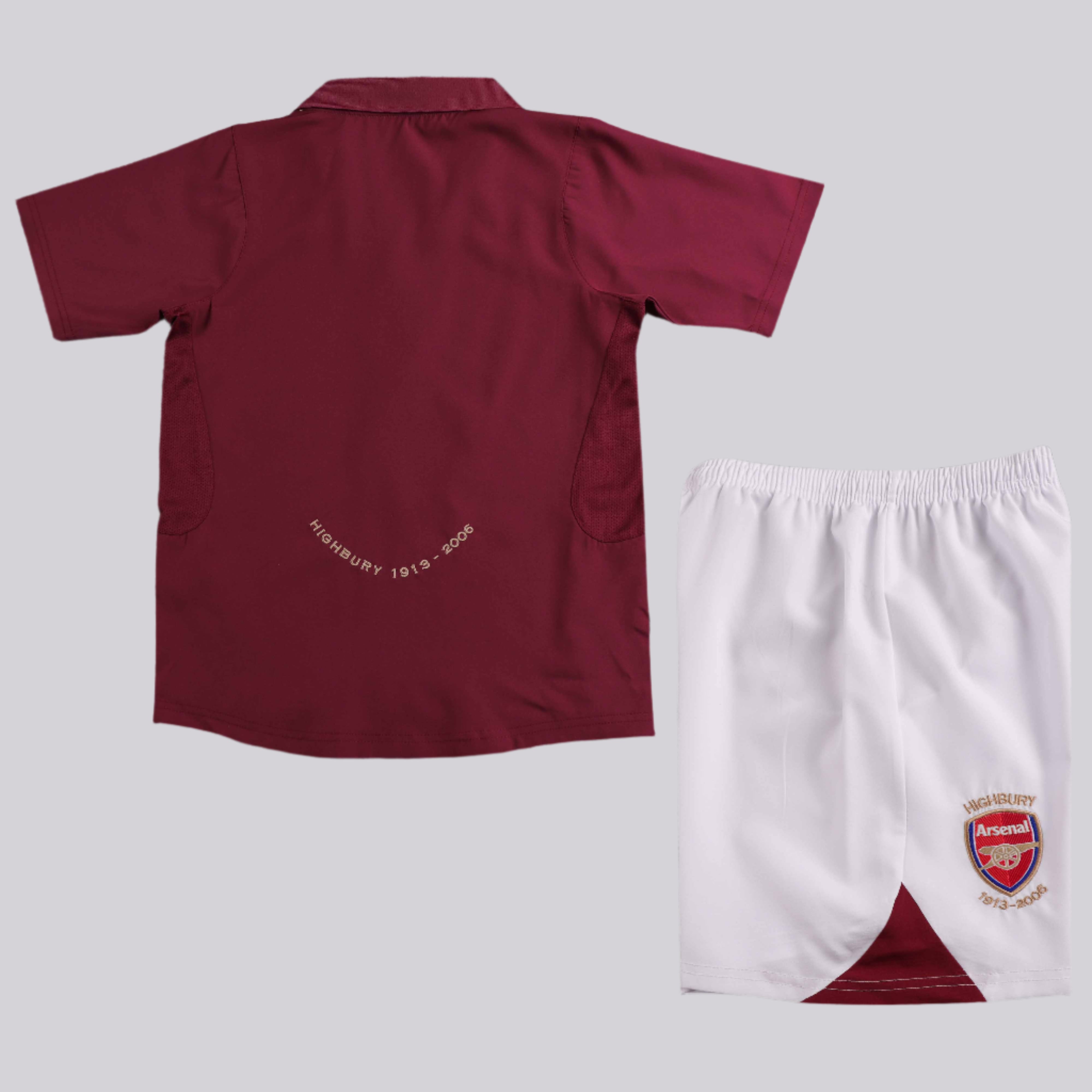 RETRO KIDS ARSENAL HOME KIT 2005/06