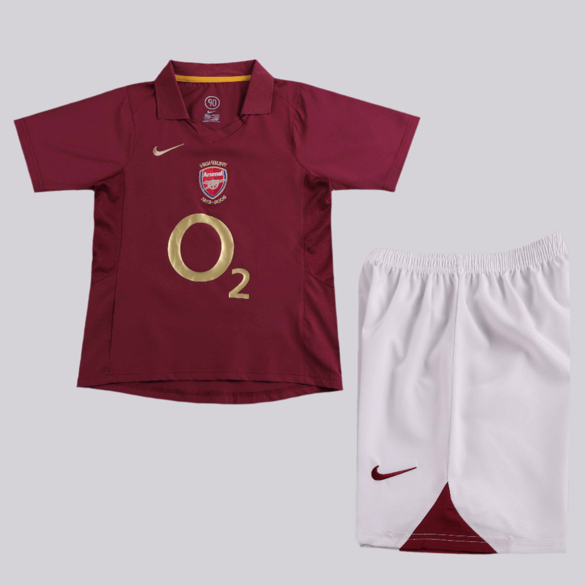 RETRO KIDS ARSENAL HOME KIT 2005/06