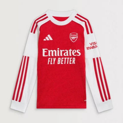 ARSENAL KIDS LONG SLEEVED HOME SHIRT 25/26