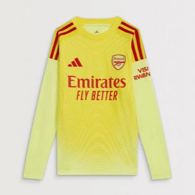 ARSENAL KIDS LONG SLEEVED HOME GOALKEEPER SHIRT 25/26